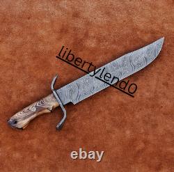 15 Handmade Bowie Hunting Knife Perfect Gift for Outdoor & Knife Lovers