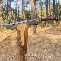 16.5 inch Hand forged Machete Handmade Wood Splitter Knife Ready to use