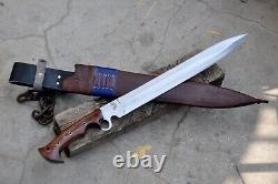 16 inches long Blade short sword-Forged sword-Tempered-sharpen-Ready to use