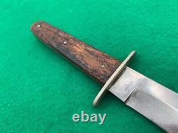 1870-1940 only Vintage KEEN KUTTER BIG 10 Beautiful BONE Hunting Knife SHEATH