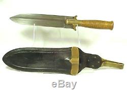 1880's SPRINGFIELD Hunting KNIFE & SHEATH