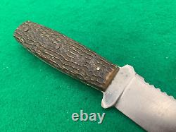 1905-1914 Only Case Tested & Sons Bradford Pa. Bone Orig. Sheath Knife