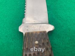 1905-1914 Only Case Tested & Sons Bradford Pa. Bone Orig. Sheath Knife