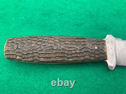 1905-1914 Only Case Tested & Sons Bradford Pa. Bone Orig. Sheath Knife