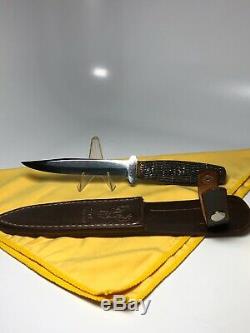 1905 Case Bradford GREEN BONEPIG STICKERRARE ANTIQUE HUNTING & FIGHTING KNIFE