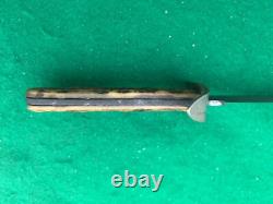1908-1921 WILBERT BOWIE PERFECT BONE STAG scarce Vintage Hunt Knife