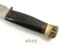 1918-1923 Marble's TRAILMAKER Knife STAG Pommel Large Nut 6086-PXX