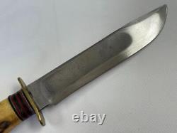 1918-wwii Marble's Gladstone Mich. USA Ideal Stag 11.25 Hunting Knife #cg634