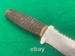 1920-30's SUPER RARE CASES TESTED XX Scarce BONE STAG Hunting Knife