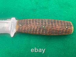 1920-30's SUPER RARE CASES TESTED XX Scarce BONE STAG Hunting Knife