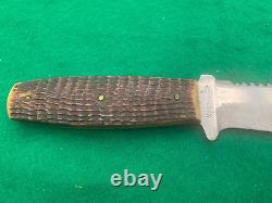 1920-30's SUPER RARE CASES TESTED XX Scarce BONE STAG Hunting Knife