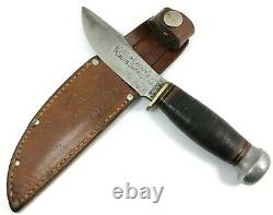 1930-1940 Marble's WOODCRAFT Knife Buster Brown Health Shoes + Sheath 6085-MXX