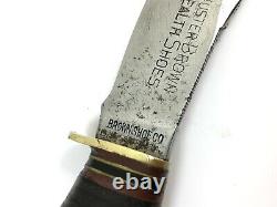 1930-1940 Marble's WOODCRAFT Knife Buster Brown Health Shoes + Sheath 6085-MXX