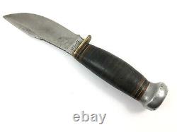 1930-1940 Marble's WOODCRAFT Knife Buster Brown Health Shoes + Sheath 6085-MXX