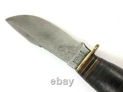 1930-1940 Marble's WOODCRAFT Knife Buster Brown Health Shoes + Sheath 6085-MXX