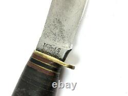 1930-1940 Marble's WOODCRAFT Knife Buster Brown Health Shoes + Sheath 6085-MXX