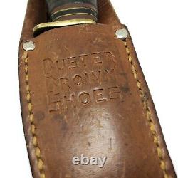 1930-1940 Marble's WOODCRAFT Knife Buster Brown Health Shoes + Sheath 6085-MXX