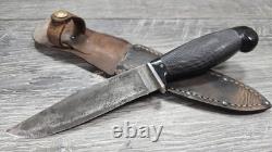 1932-1940 CASE TESTED XX MODEL 209-5 EXPERT FIXED BLADE HUNTING KNIFE With SHEATH