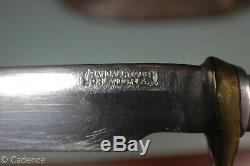 1940's US Navy WW2 Era Custom Named Randall 3-7 Model 3 7 Fighting Knife. COOL