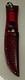 1950s No. 48BAP Western Boulder Co. USA Fixed Blade Knife Handle Leather Sheath