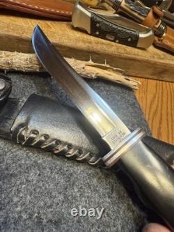 1965-1969 CaseXX 300 Apache Fixed Blade Hunting Knife Sheath Nice Condition USA