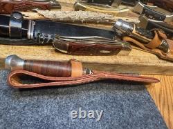1965-1969 CaseXX 323-5 Fixed Blade Hunting Knife Original Sheath Nice Condition