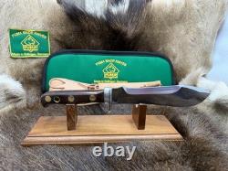 1967 Puma 6399 White Hunter With Jacaranda Handles With Green Puma Pouch Mint