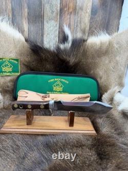 1967 Puma 6399 White Hunter With Jacaranda Handles With Green Puma Pouch Mint