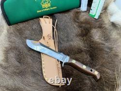 1967 Puma 6399 White Hunter With Jacaranda Handles With Green Puma Pouch Mint