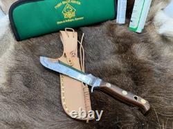 1967 Puma 6399 White Hunter With Jacaranda Handles With Green Puma Pouch Mint