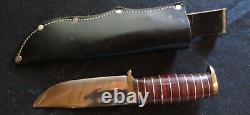 1968 Gil Hibben Design Tak Fukuta Made Japan Elmer Keith Skinner Hunting Knife