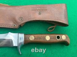 1969 PUMA SCARACE WHITE HUNTER 54YRS OLD rare KNIFE, SHEATH, BOX & papers