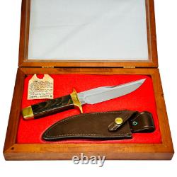 1974 Smith & Wesson Blackie Collins Hunting Knife 6010 #3792 withSheath