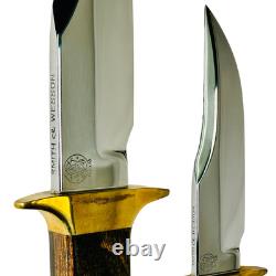 1974 Smith & Wesson Blackie Collins Hunting Knife 6010 #3792 withSheath