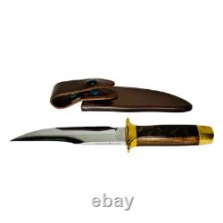 1974 Smith & Wesson Blackie Collins Hunting Knife 6010 #3792 withSheath
