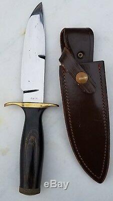 1974 Smith & Wesson Bowie Survival Knife & OG Sheath-Excellent! FREE USA Ship
