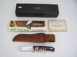 1975 Schrade Loveless RL-2 Drop Point Hunter with Sheath, Original Papers and Box