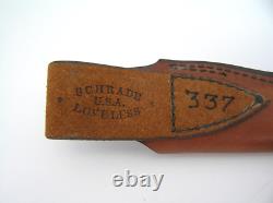1975 Schrade Loveless RL-2 Drop Point Hunter with Sheath, Original Papers and Box