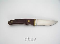 1975 Schrade Loveless RL-2 Drop Point Hunter with Sheath, Original Papers and Box