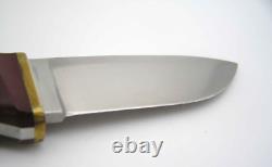 1975 Schrade Loveless RL-2 Drop Point Hunter with Sheath, Original Papers and Box