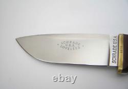 1975 Schrade Loveless RL-2 Drop Point Hunter with Sheath, Original Papers and Box