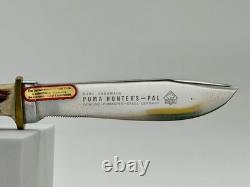 1977 Puma 6397 Hunter's Pal Knife Stag Handles & Leather Sheath Pouch Mint