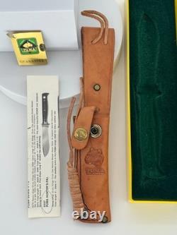 1977 Puma 6397 Hunter's Pal Knife Stag Handles & Leather Sheath Pouch Mint