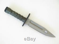 1996 Buck 188 Civilian Bayonet Survival Fixed Blade Combat Bowie Knife & Sheath