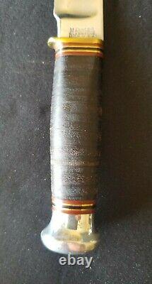 19Teens -1920 Vintage Marbles MSA Co. CANOE Bowie Knife The Real Deal Minty