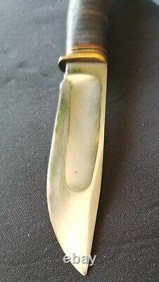 19Teens -1920 Vintage Marbles MSA Co. CANOE Bowie Knife The Real Deal Minty