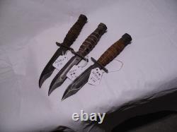 (3)jet Pilot Survival Knives-ontario-2/80, 2-80, 9-88 Wholesale Priced Lot