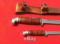 4-10 Case XX USA #00372 Twin Finn 316-5 Classic 2 Hunting Knife Set