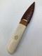 7 HAND made FRONTIER carved flint Bear paw hunting KNIFE 1 of a kind (B2)