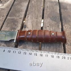 88g Okapi Hunting Knife Made in Germany With Original Leather Sheath 1960's Old